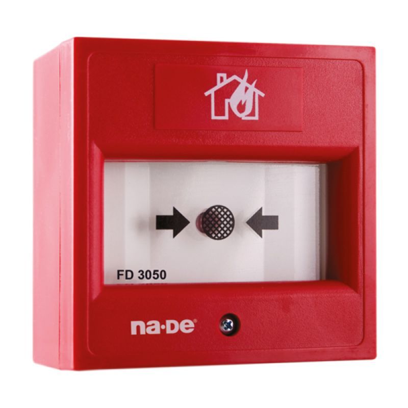 FD3050R Yangın Alarm Butonu 10-30VDC (Resetlenebilir) (Şeffaf Kapaksız)